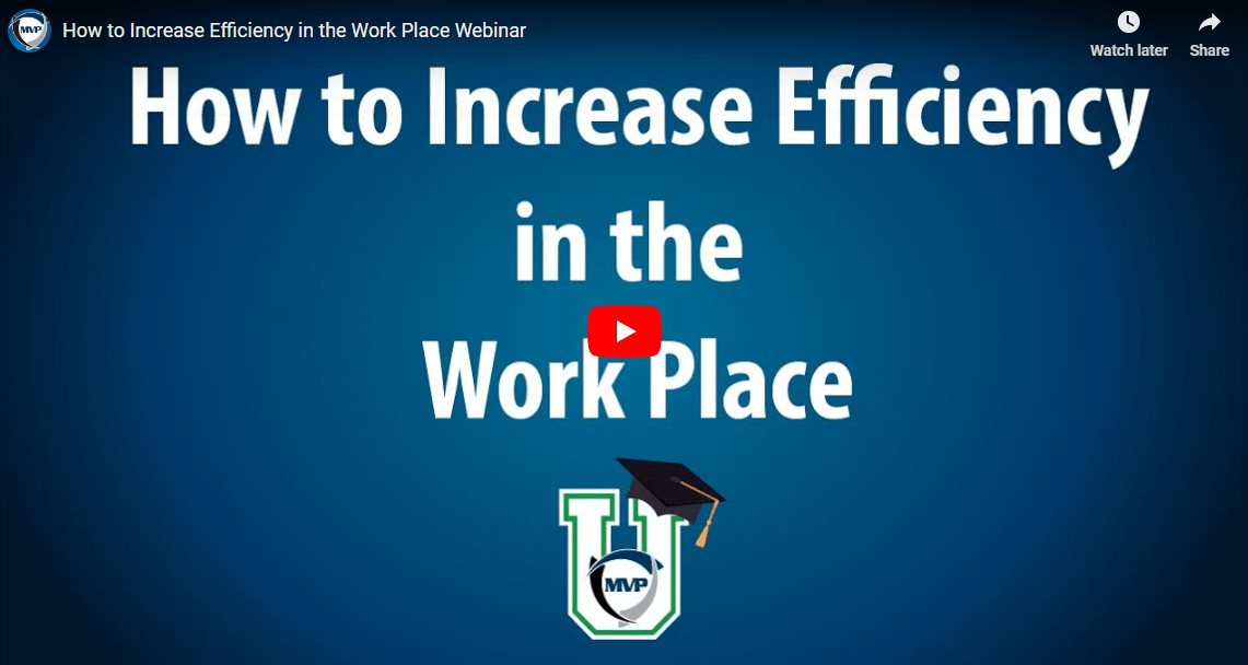 Increase Efficiency Webinar