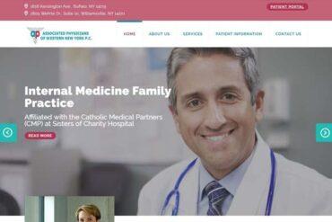 Associated Physicians of WNY Website Homepage